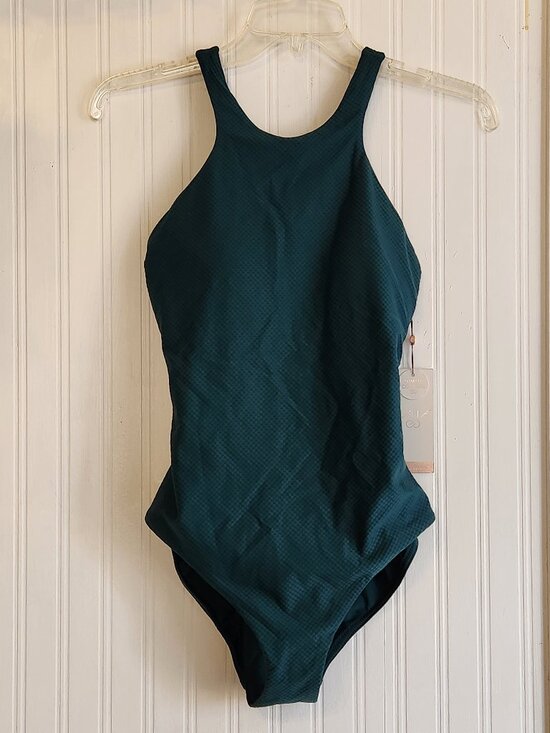 Calia Other - CALIA Swim High Neck Open Back One Piece Swimsuit - Sz 6 - NWT NEW